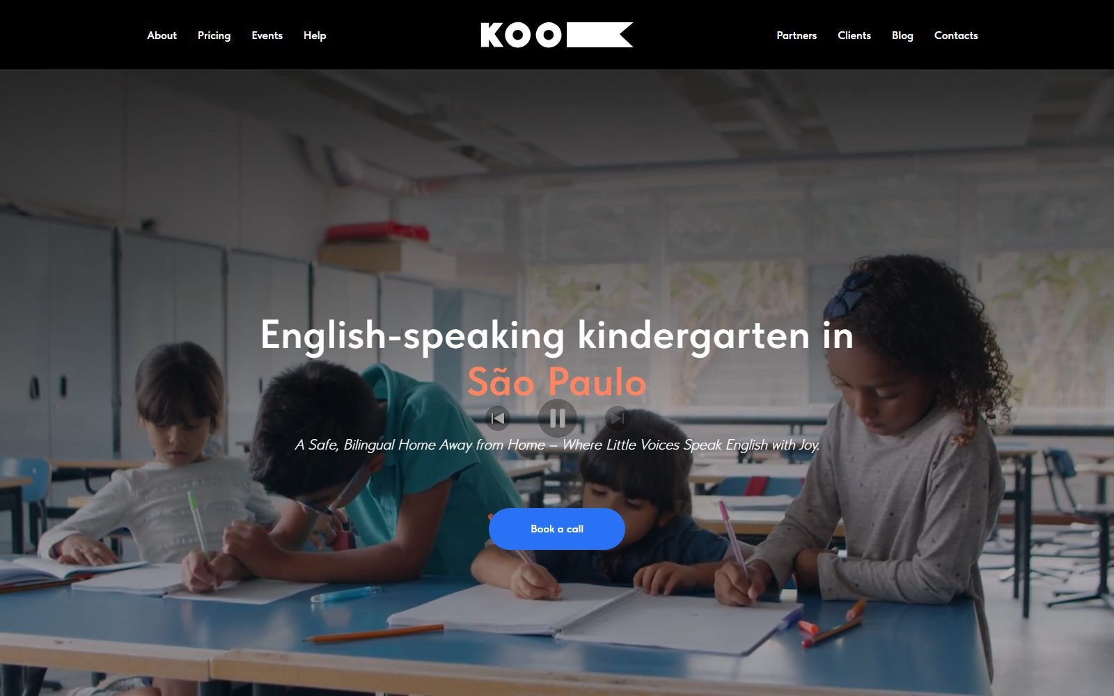 Koo Garden — Kindergarten Landing Page